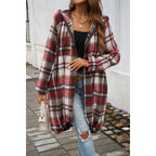 Plaid Hooded Coat