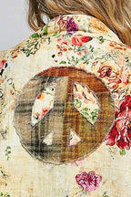 Reversible Floral Cardigan