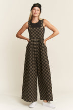 Checkered Overalls