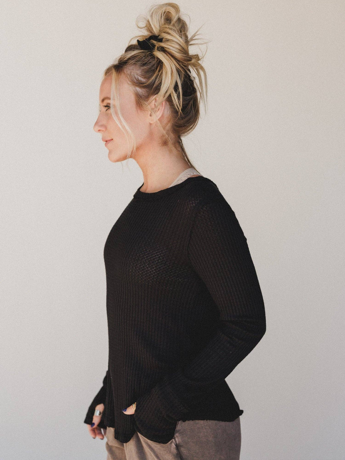 Waffle LS Top