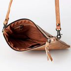Vertical Leather Cross Body