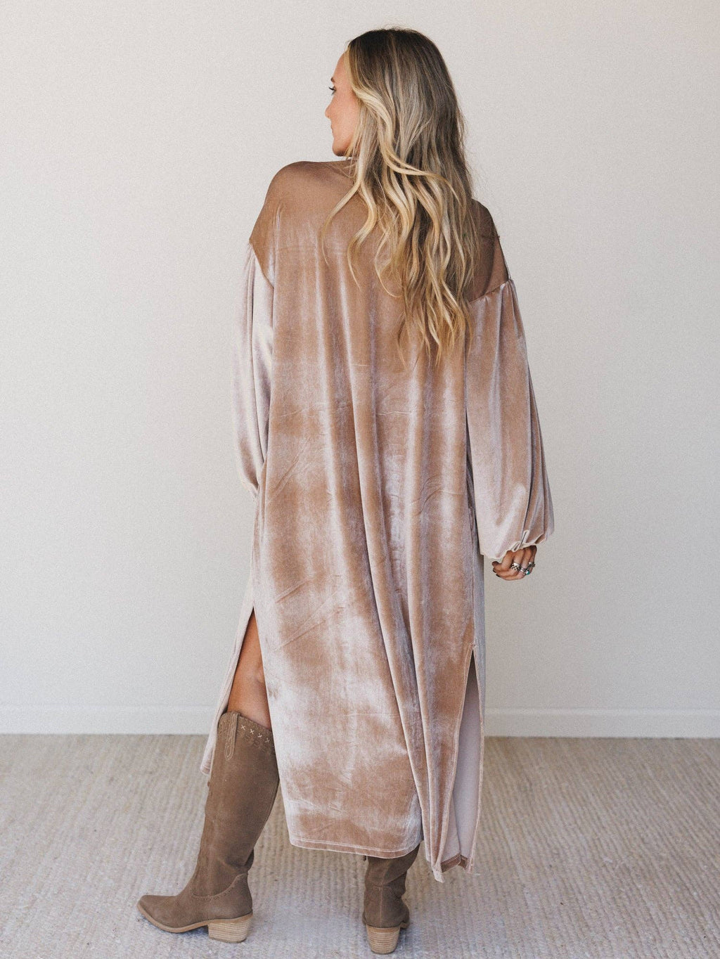 Velvet Duster Cardigan