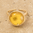 Pressed Flower Ring