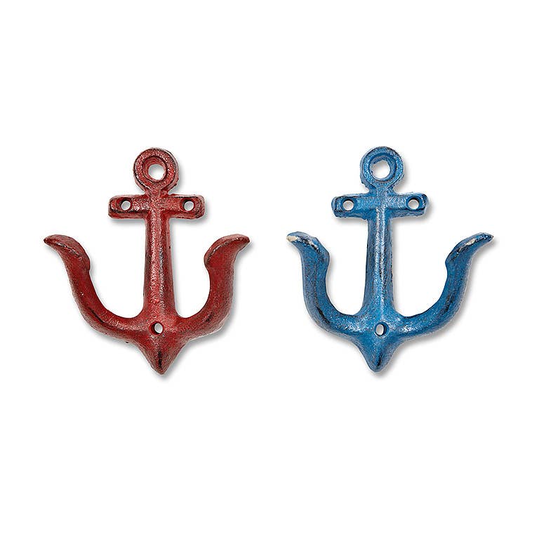 Anchor Double Hook-2Asst-4"H-1519
