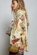 Reversible Floral Cardigan