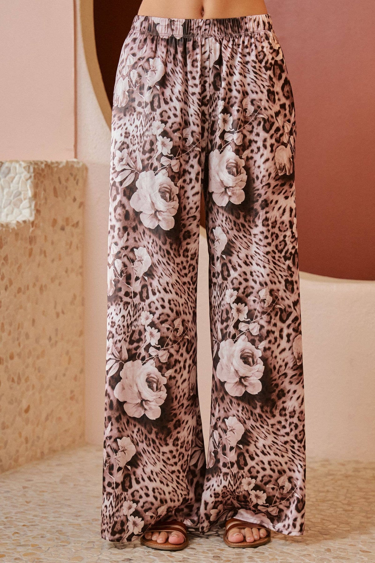 Leopard Wide Legs