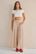 Stripe Wide Legs