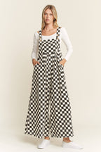 Checkered Overalls