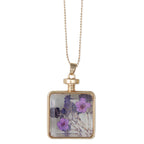 Dried Flower Bottle Necklace