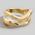 Warped Metallic Ring