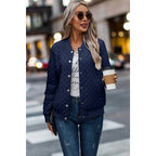Quilted Bomber Jacket