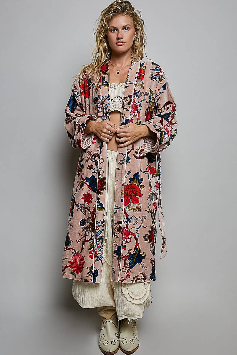 Velvet Kimono Robe