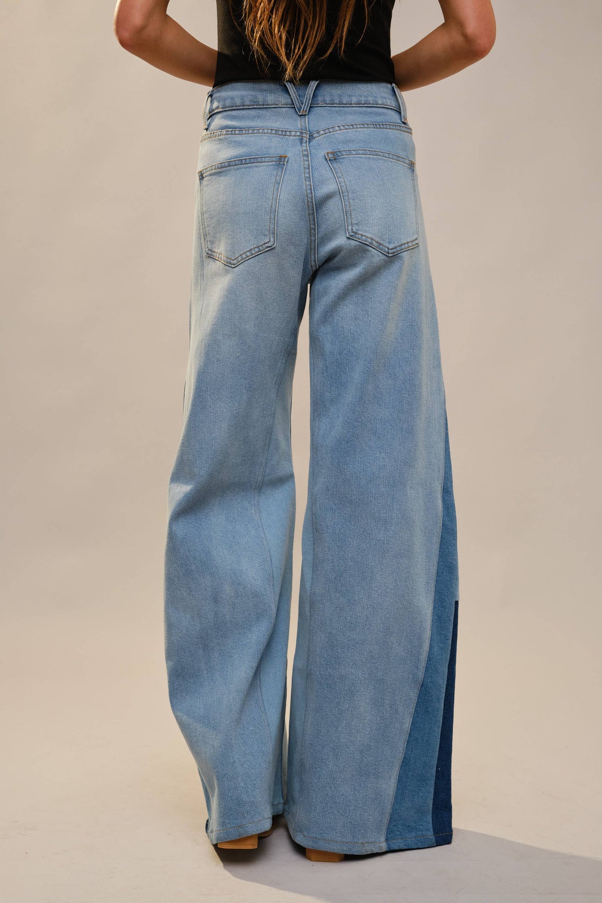 Patched Bell Bottoms