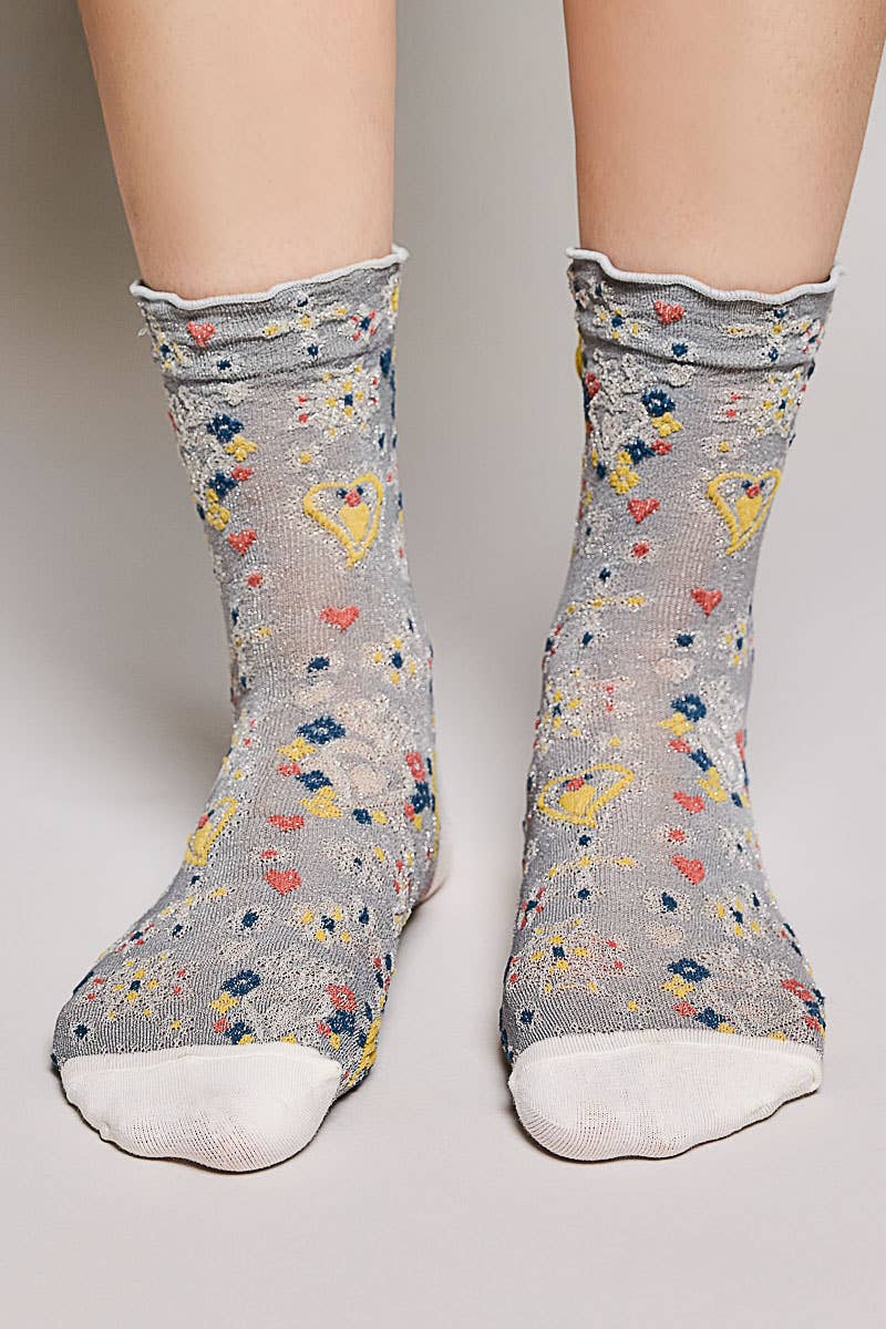 Flowers & Ruffles Socks