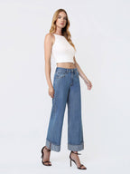 Vervet Jacquard Stripe Denim