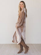 Velvet Duster Cardigan