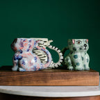 Hand-Painted Cat Coffee Mug