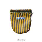 School Tie Fabric Semicircle Pouch