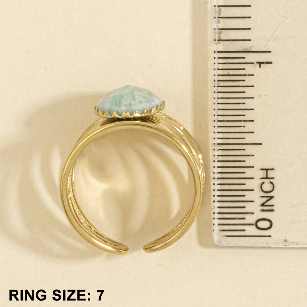 Sunburst Openwork Ring