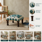 Embroidered Foot Stool