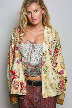 Reversible Floral Cardigan