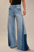 Patched Bell Bottoms
