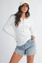 Henley Long Sleeve