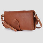 Pebbled Leather Crossbody