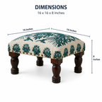 Embroidered Foot Stool