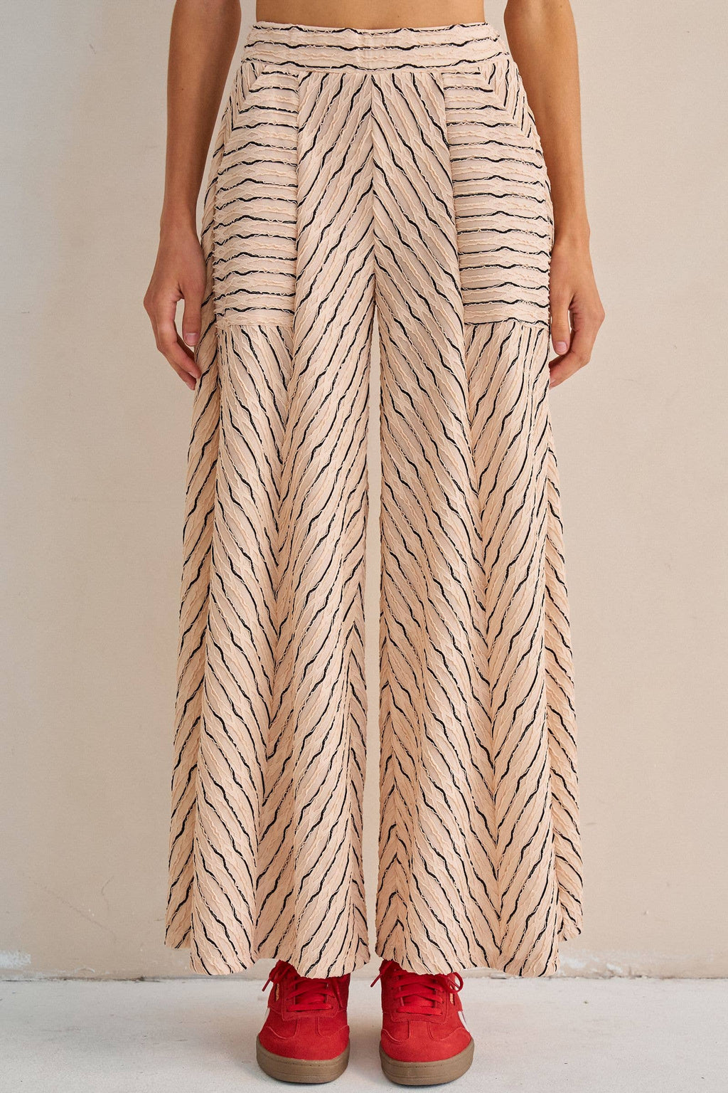 Stripe Wide Legs