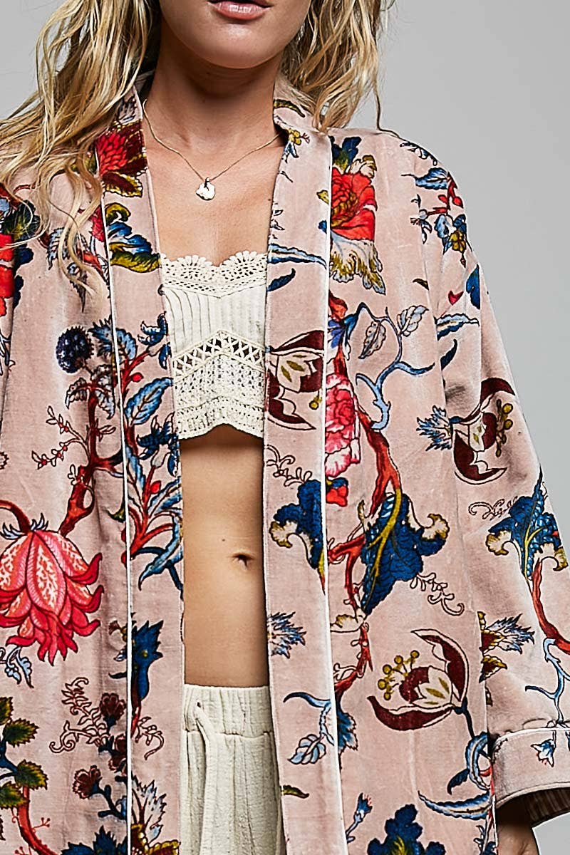 Velvet Kimono Robe