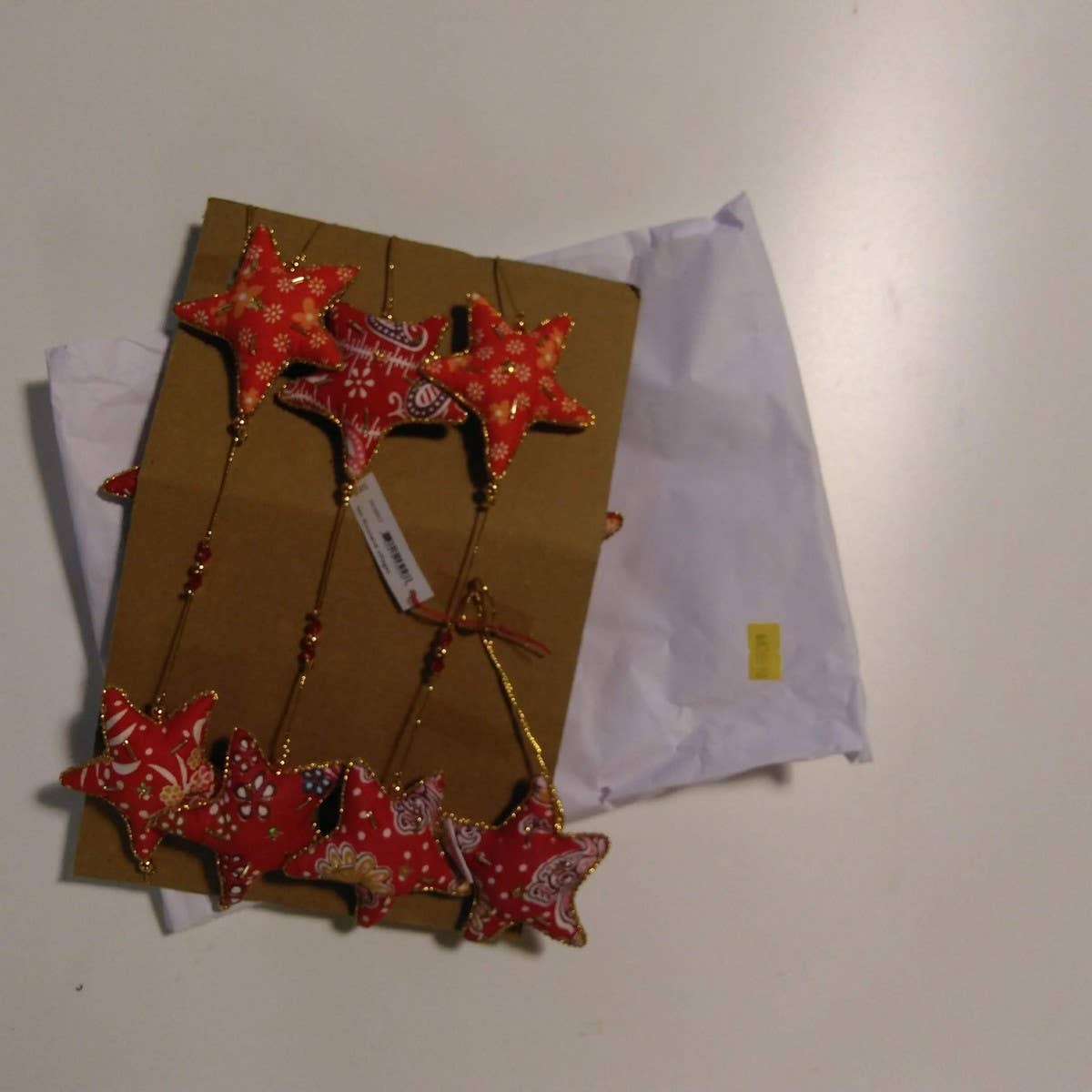 Snowy Star Garland