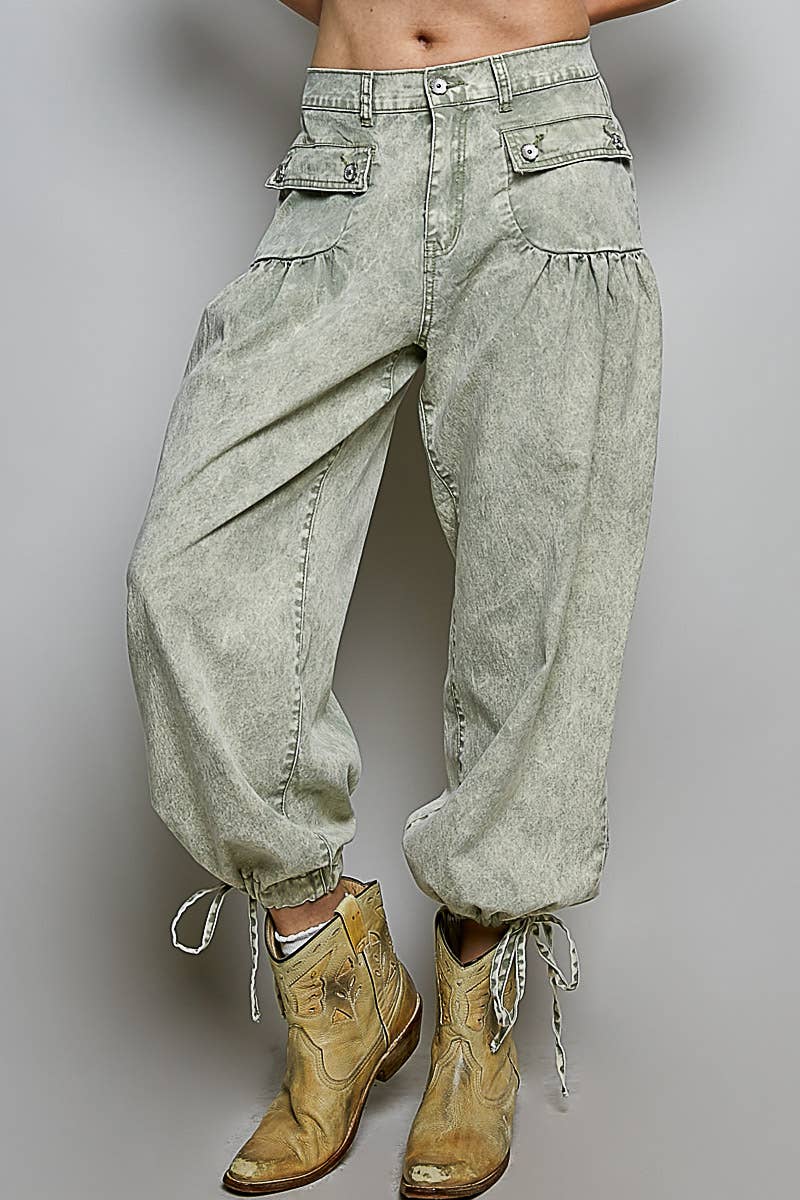 Twill Joggers