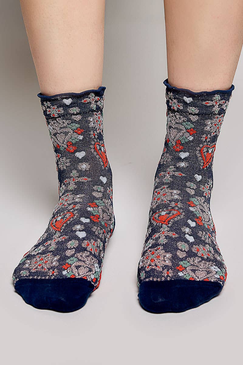 Flowers & Ruffles Socks