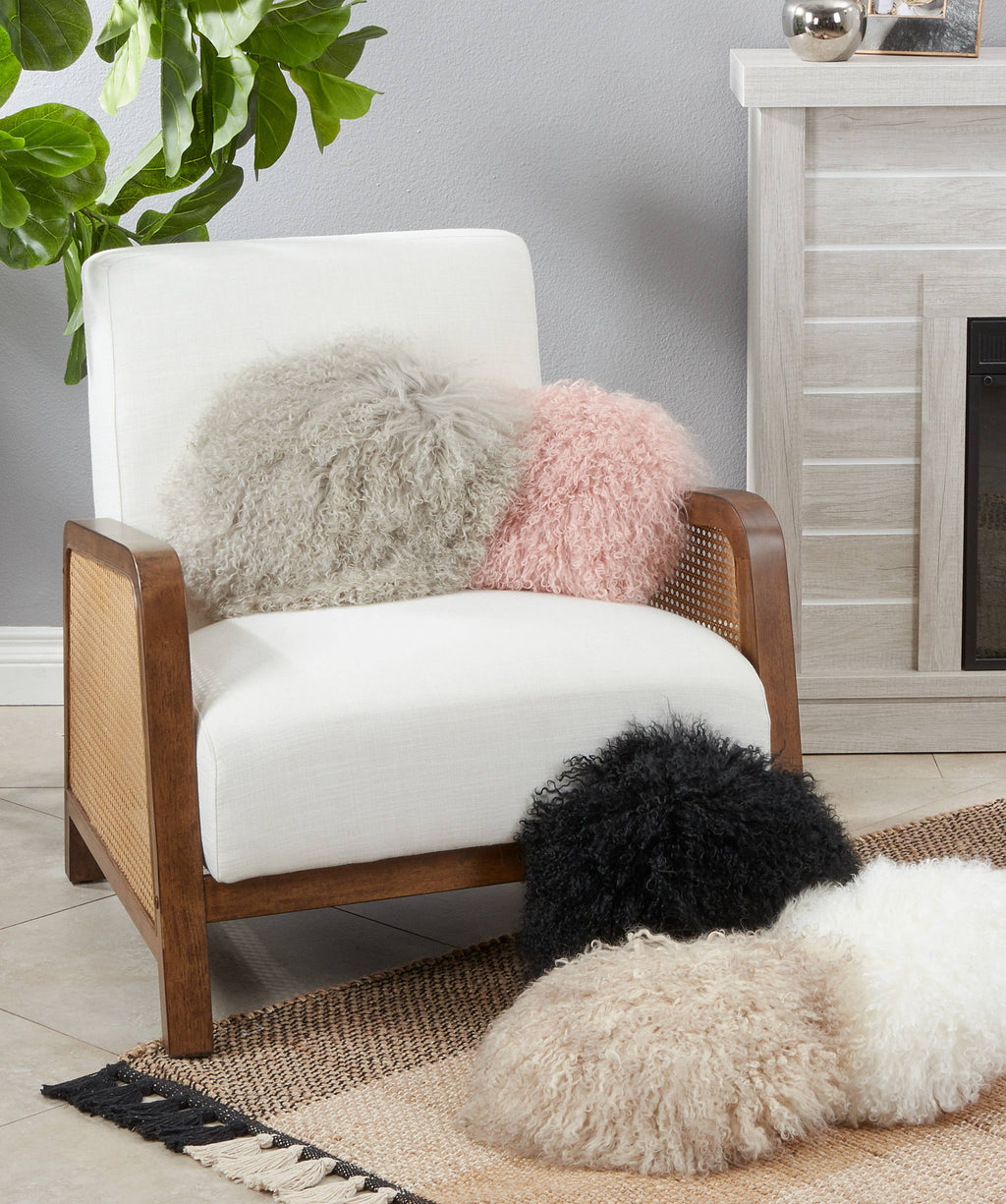 Mongolian Lamb Pillow