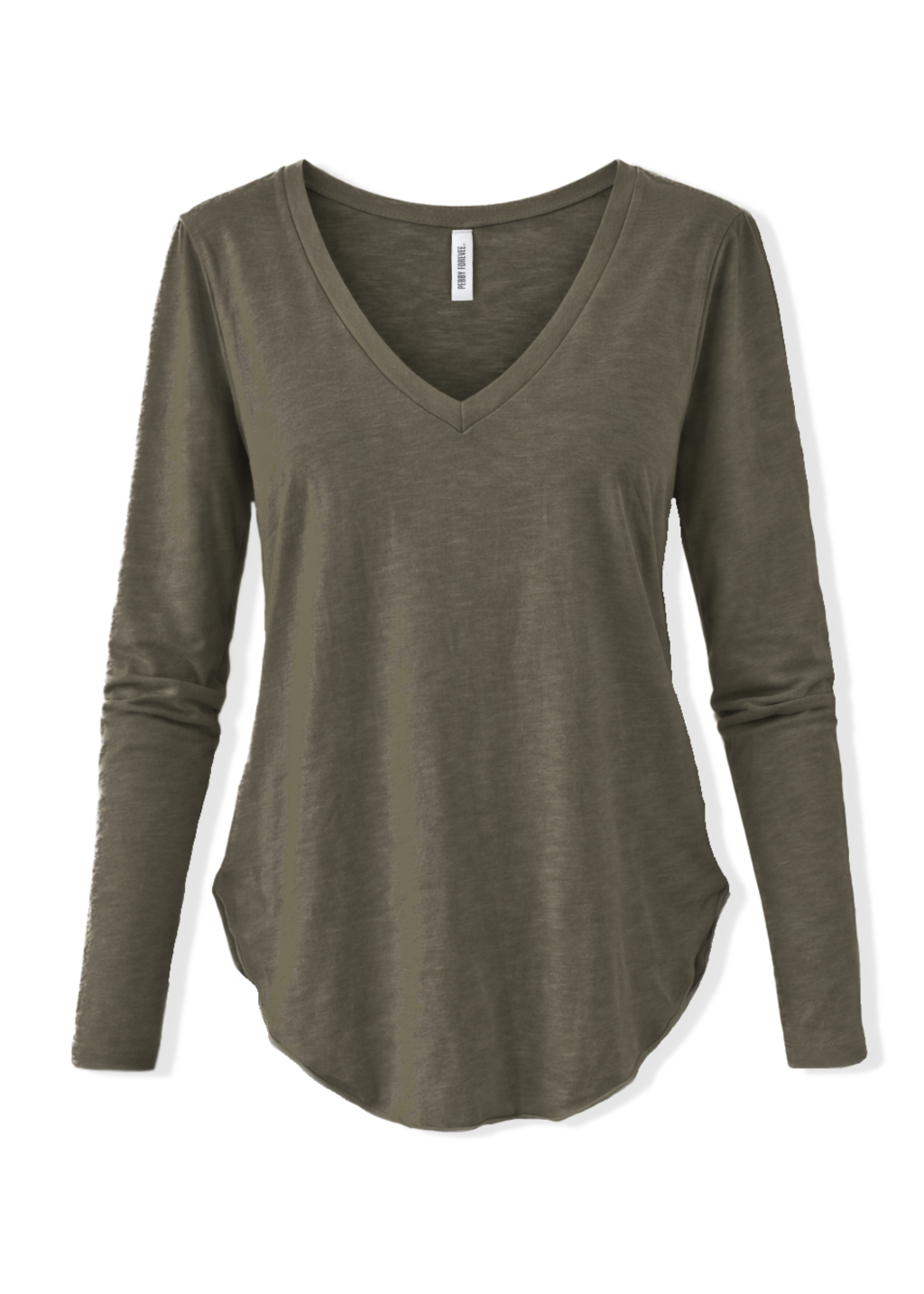 Mineral Washed V-Neck