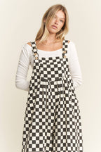 Checkered Overalls