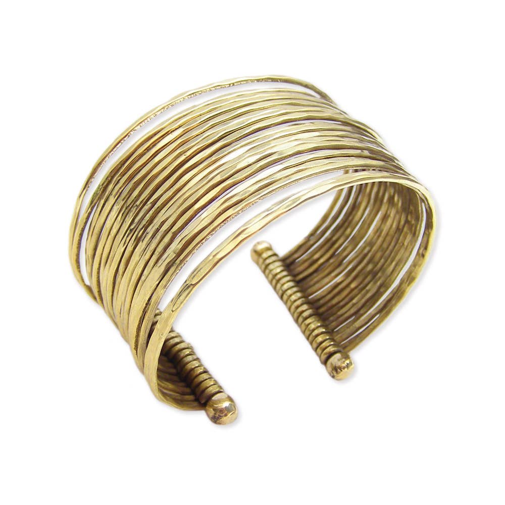 Hammered Bunch Cuff