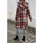 Plaid Hooded Coat