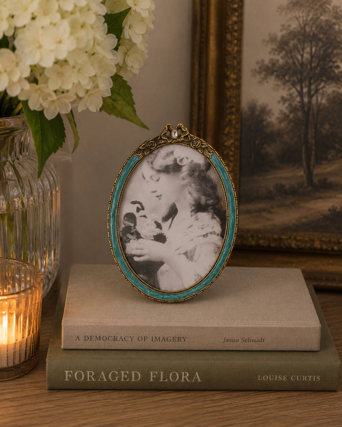Ornate Jeweled Frame