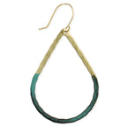 Patina Teardrop Earrings