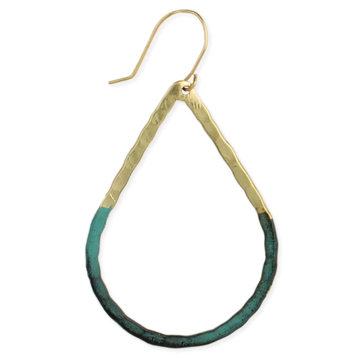 Patina Teardrop Earrings