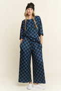 Ribbed Checkered Bottoms