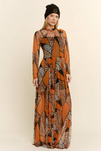 Leopard Patchwork Maxi