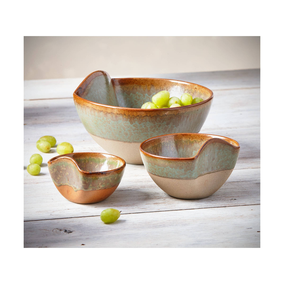 Rustic Reactive Glaze Bowl