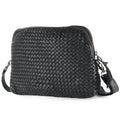 Woven Leather Crossbody