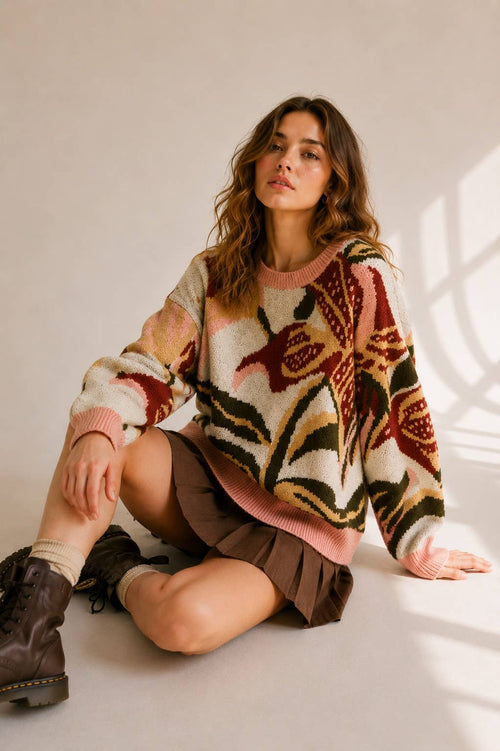 Botanic Blooms Sweater