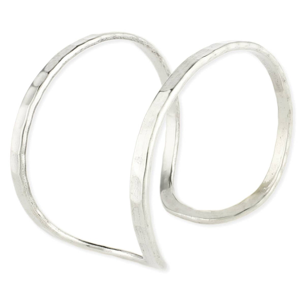 Hammered Wide Cuff