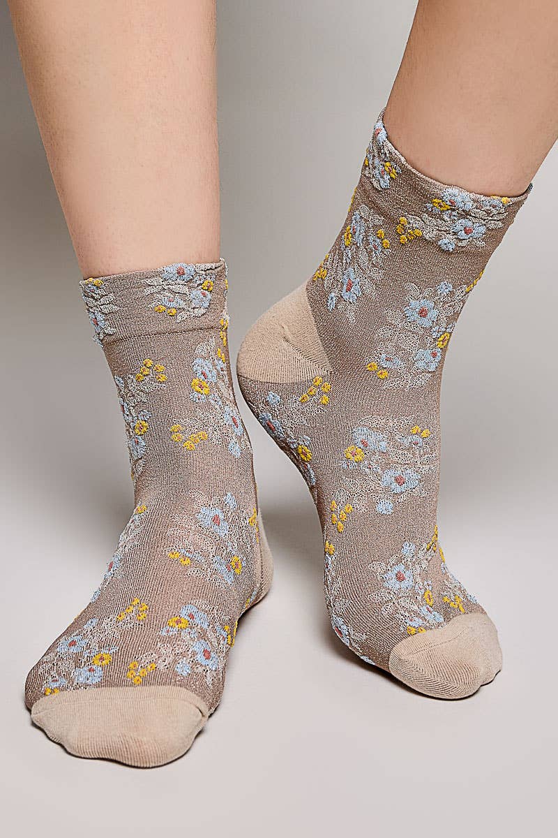 Flowers & Ruffles Socks