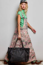 Studded Leather Tote